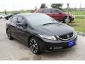 2013 Crystal Black Pearl Honda Civic Si Sedan  photo #9