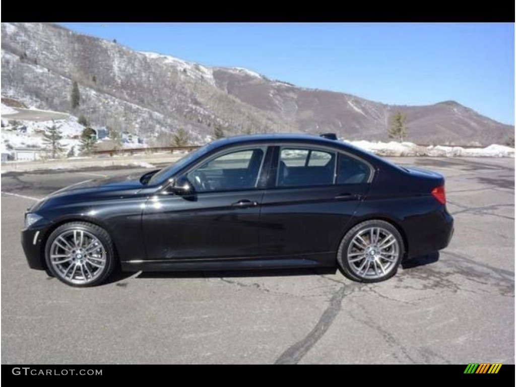 Black Sapphire Metallic 2013 BMW 3 Series 335i xDrive Sedan Exterior Photo #102191165