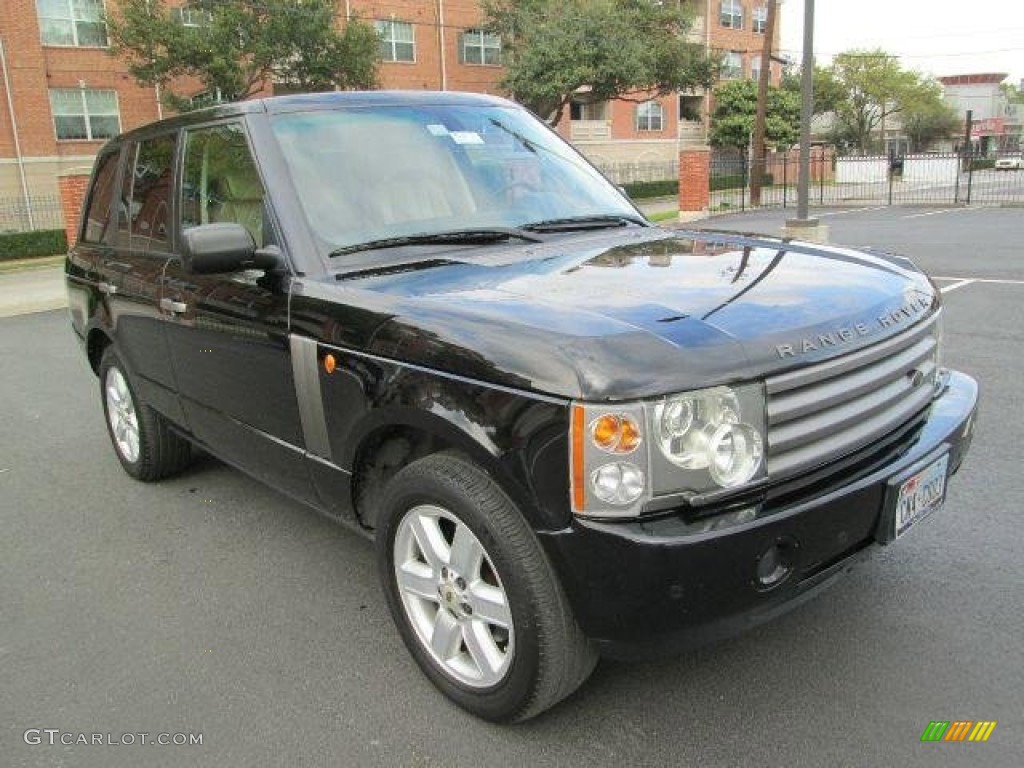 2004 Range Rover HSE - Java Black / Ivory/Aspen photo #3