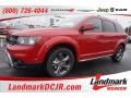 2015 Redline 2 Coat Pearl Dodge Journey Crossroad  photo #1