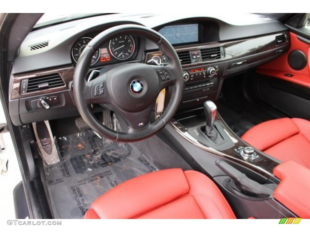 2012 3 Series 335i xDrive Coupe - Alpine White / Coral Red/Black photo #9