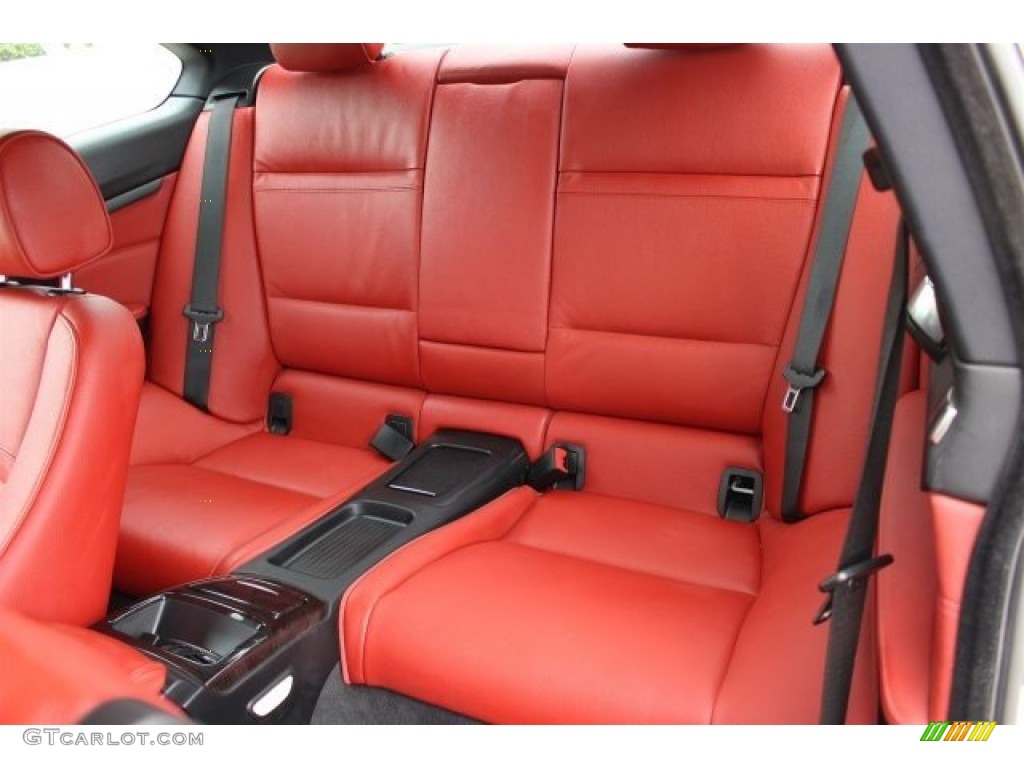 2012 3 Series 335i xDrive Coupe - Alpine White / Coral Red/Black photo #13
