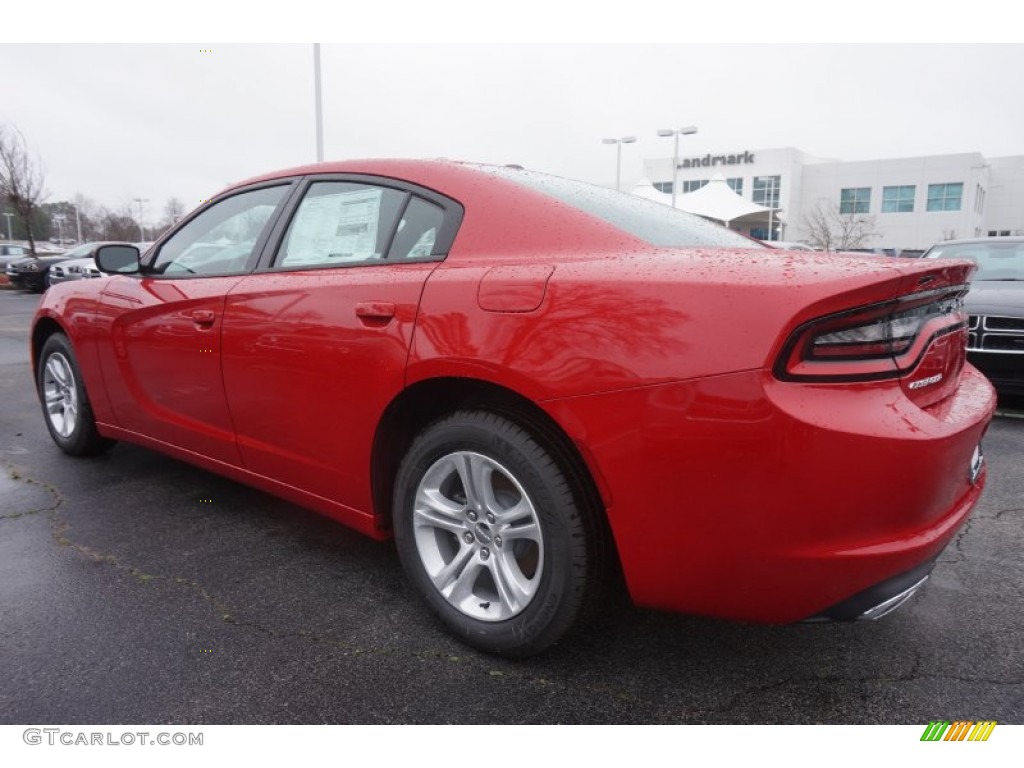 2015 Charger SE - Redline Red Tri-Coat Pearl / Black photo #2