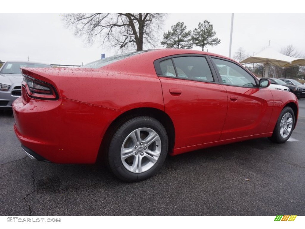 2015 Charger SE - Redline Red Tri-Coat Pearl / Black photo #3