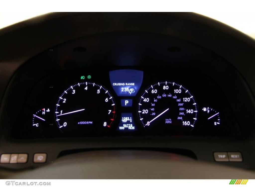 2007 Lexus LS 460 Gauges Photo #102193523