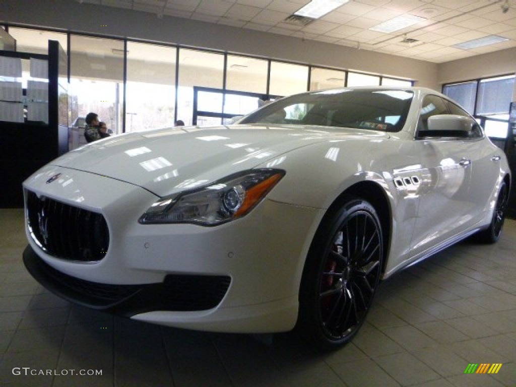 2014 Quattroporte S Q4 AWD - Bianco (White) / Nero photo #5