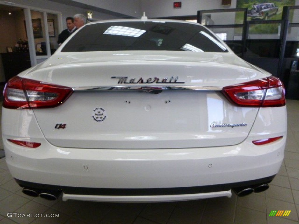 2014 Quattroporte S Q4 AWD - Bianco (White) / Nero photo #6