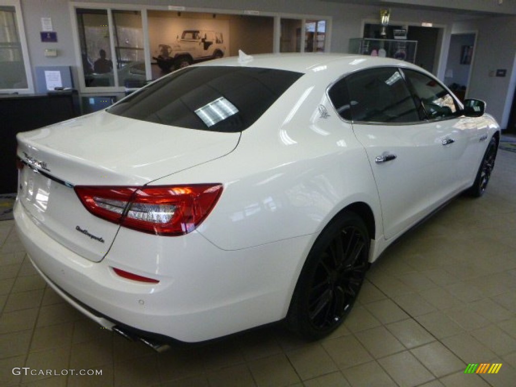 2014 Quattroporte S Q4 AWD - Bianco (White) / Nero photo #7