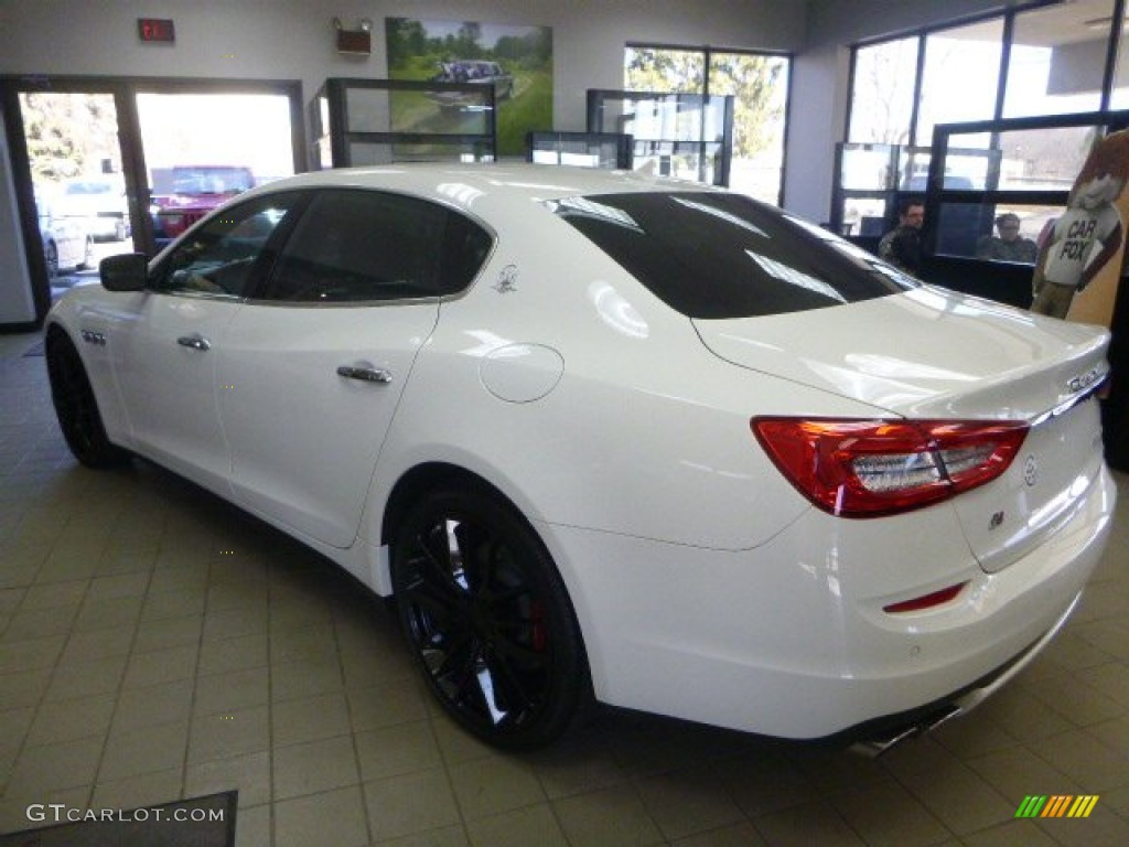2014 Quattroporte S Q4 AWD - Bianco (White) / Nero photo #8