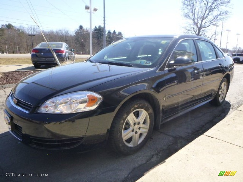 Black 2009 Chevrolet Impala LS Exterior Photo #102196145