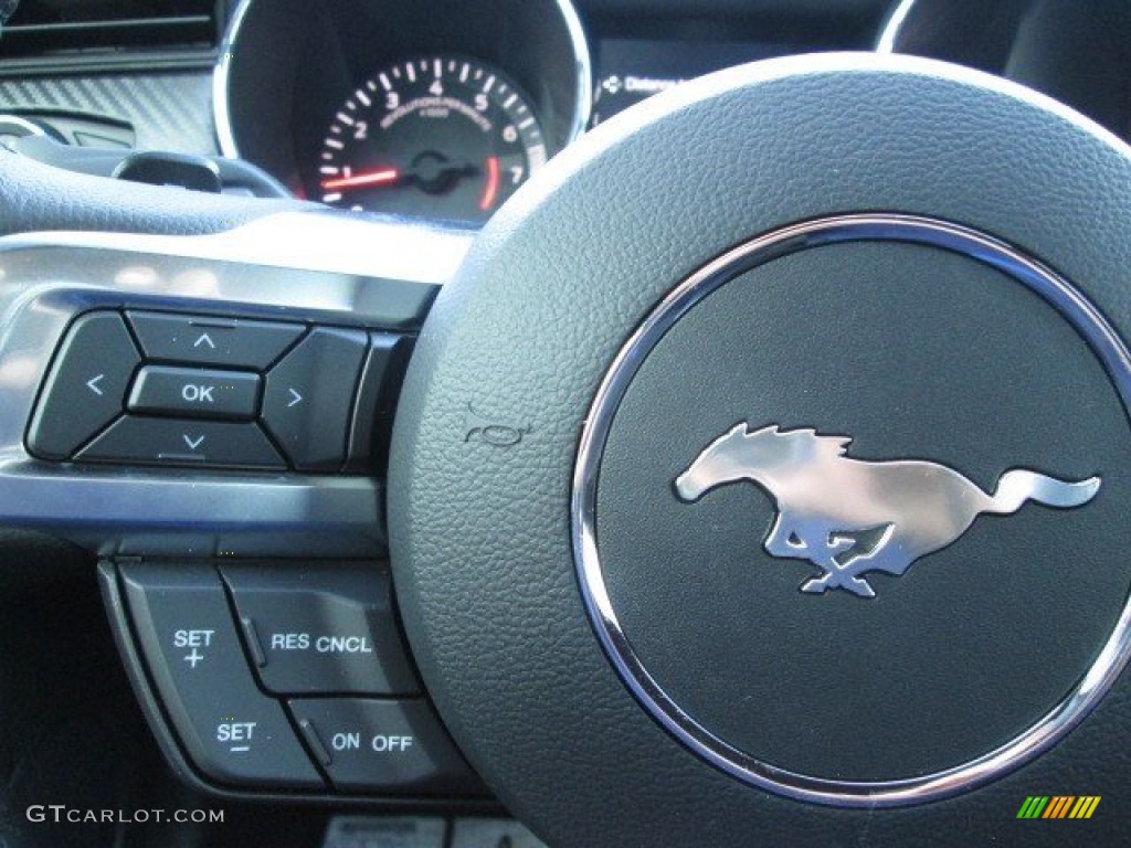 2015 Mustang V6 Coupe - Deep Impact Blue Metallic / Ebony photo #19