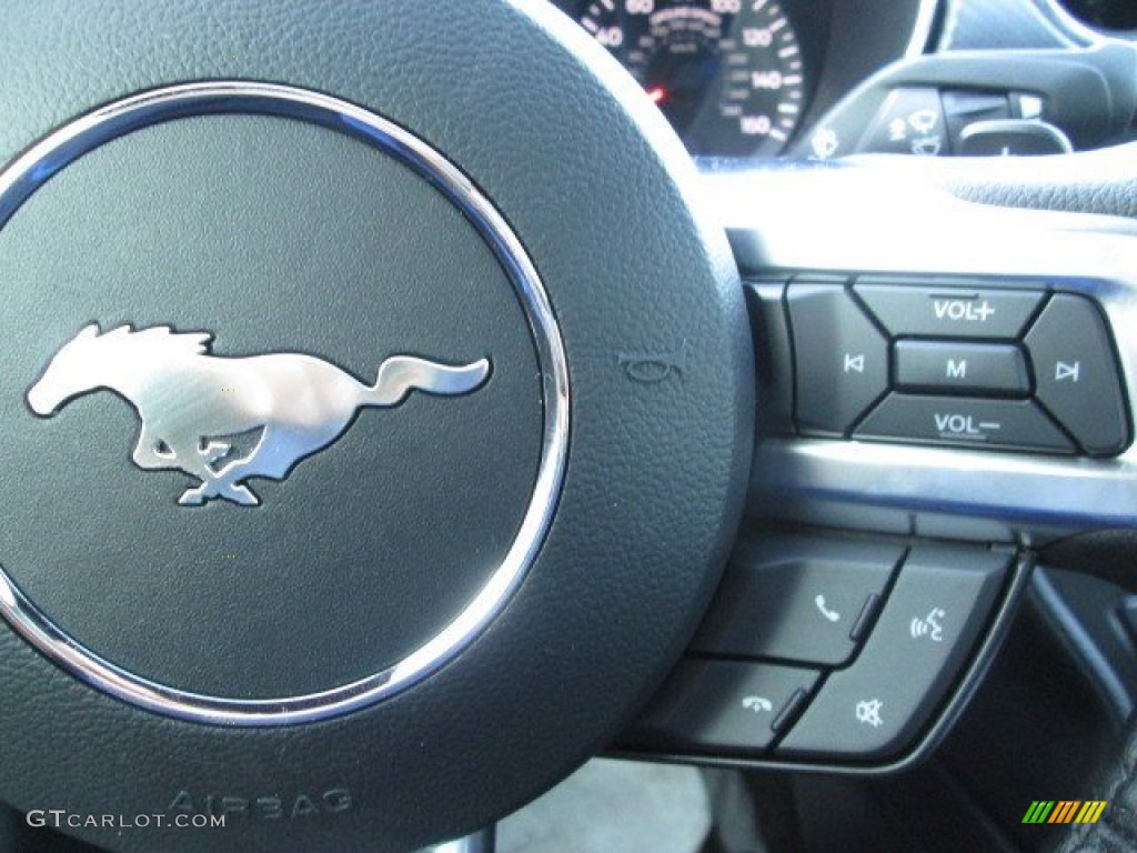 2015 Mustang V6 Coupe - Deep Impact Blue Metallic / Ebony photo #21