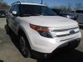 2015 White Platinum Ford Explorer Limited  photo #1