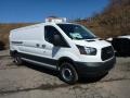 Oxford White 2015 Ford Transit Van 150 LR Long Exterior
