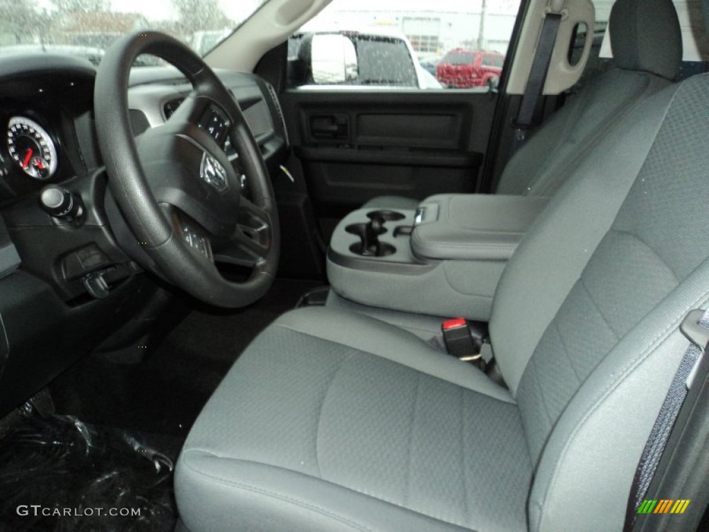 Black/Diesel Gray Interior 2015 Ram 3500 Tradesman Crew Cab 4x4 Photo #102201233