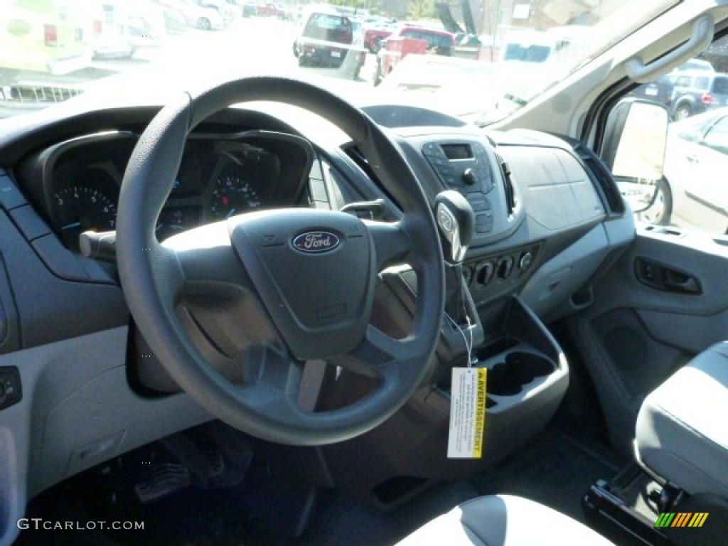 2015 Ford Transit Van 150 LR Long Pewter Dashboard Photo #102201321