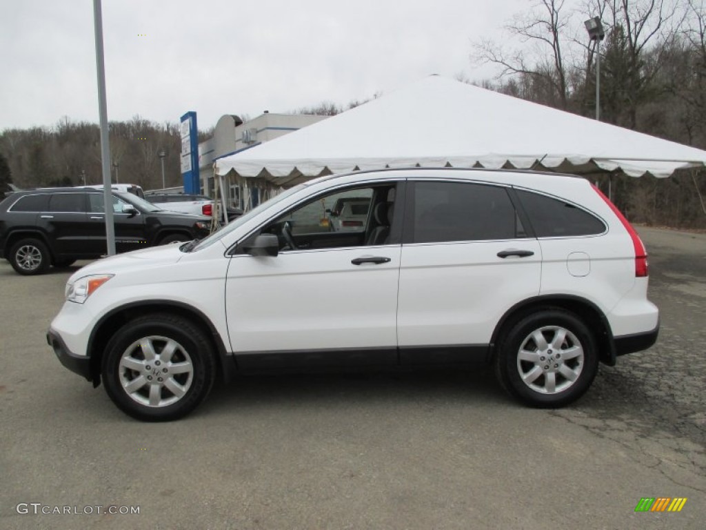 2008 CR-V EX 4WD - Taffeta White / Gray photo #2