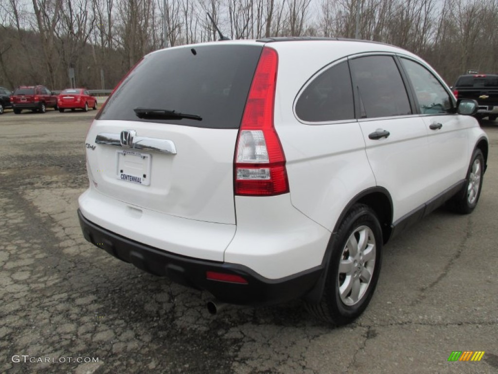 2008 CR-V EX 4WD - Taffeta White / Gray photo #6