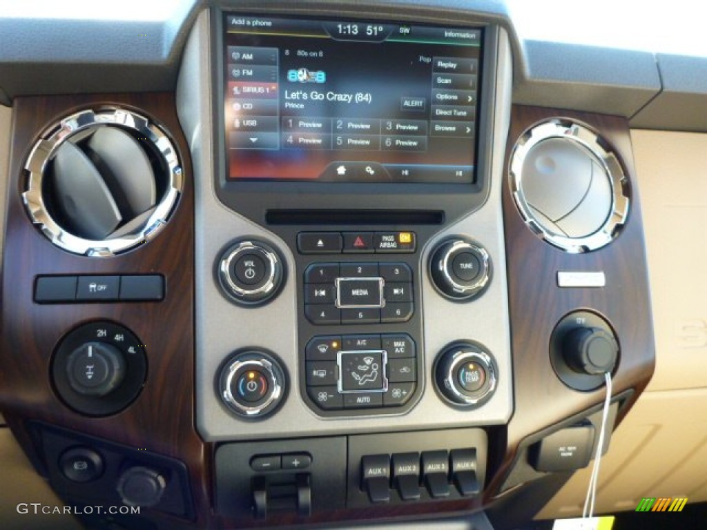 2015 Ford F250 Super Duty Lariat Super Cab 4x4 Controls Photo #102201719