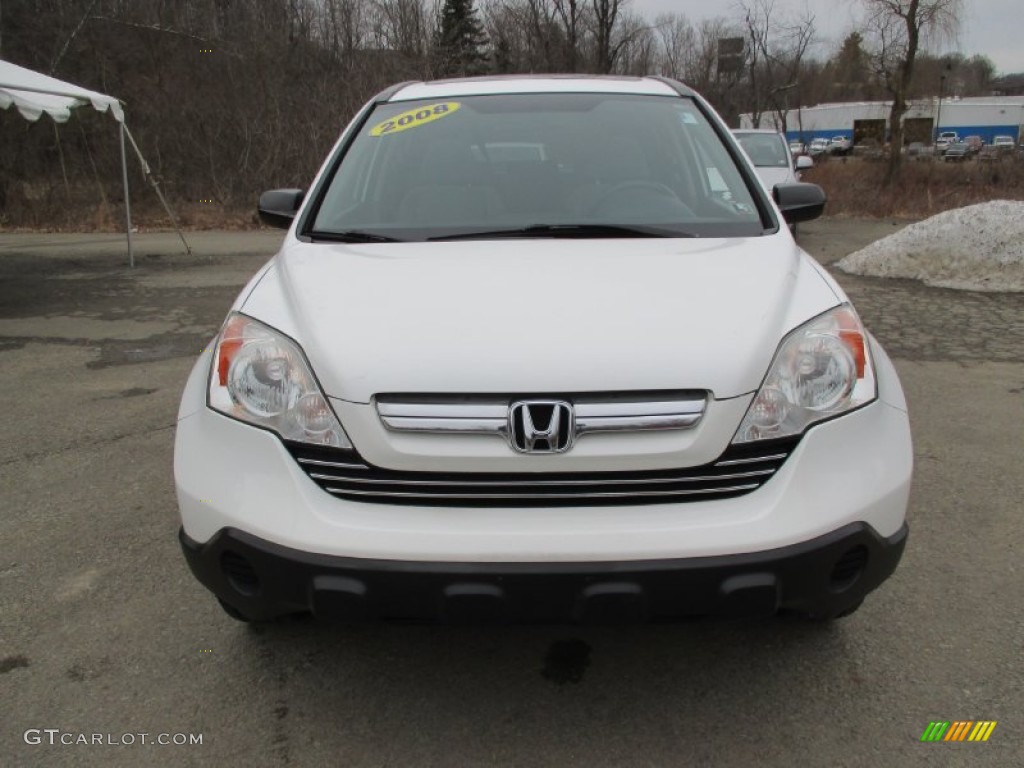 2008 CR-V EX 4WD - Taffeta White / Gray photo #11