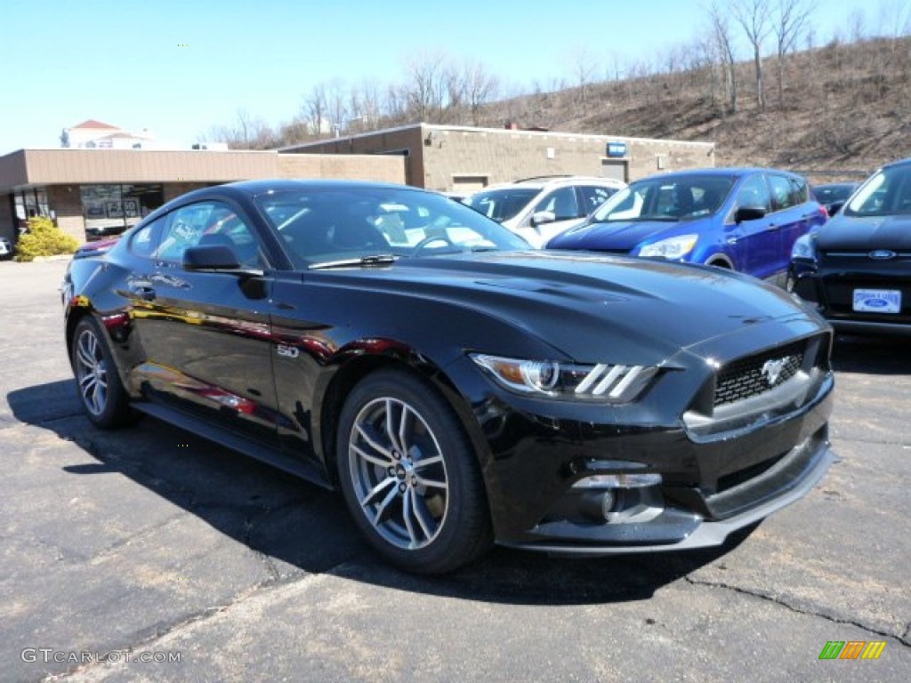 2015 Mustang GT Coupe - Black / Ebony photo #1