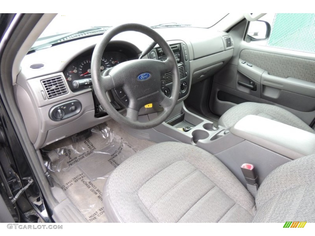 Graphite Grey Interior 2003 Ford Explorer XLS 4x4 Photo #102202883