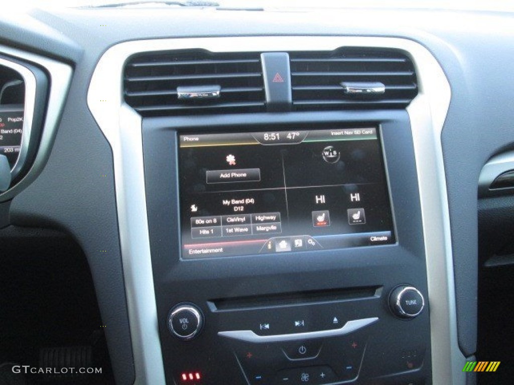 2015 Fusion Hybrid SE - Magnetic Metallic / Charcoal Black photo #25