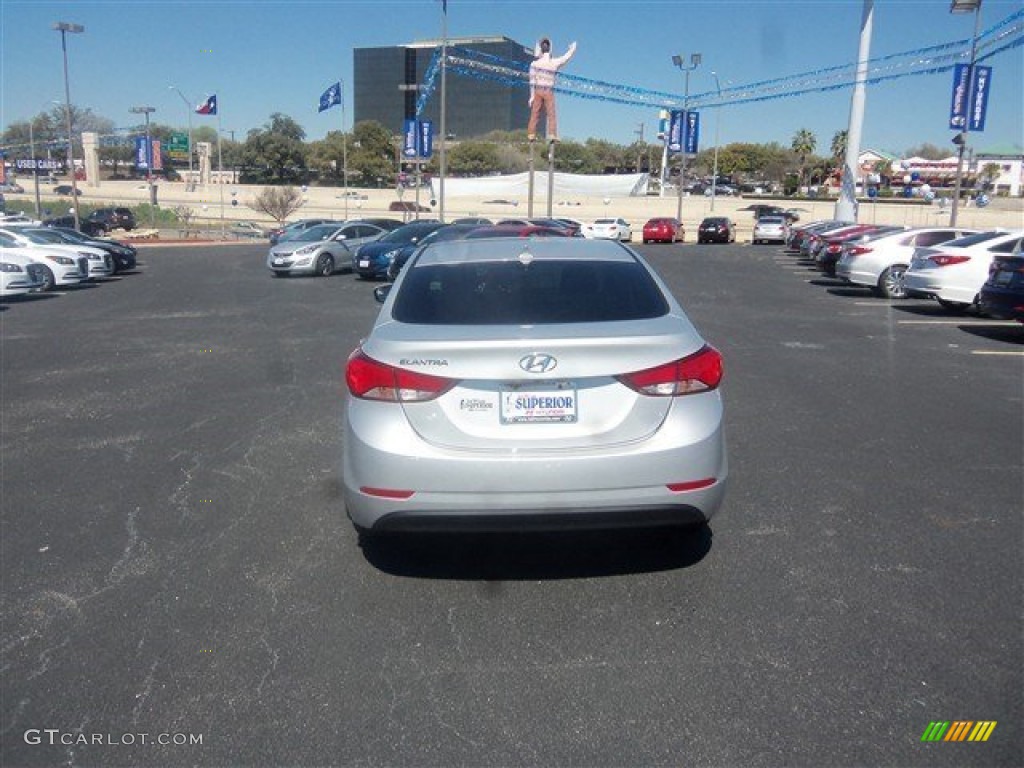 2015 Elantra SE Sedan - Shimmering Air Silver / Gray photo #6