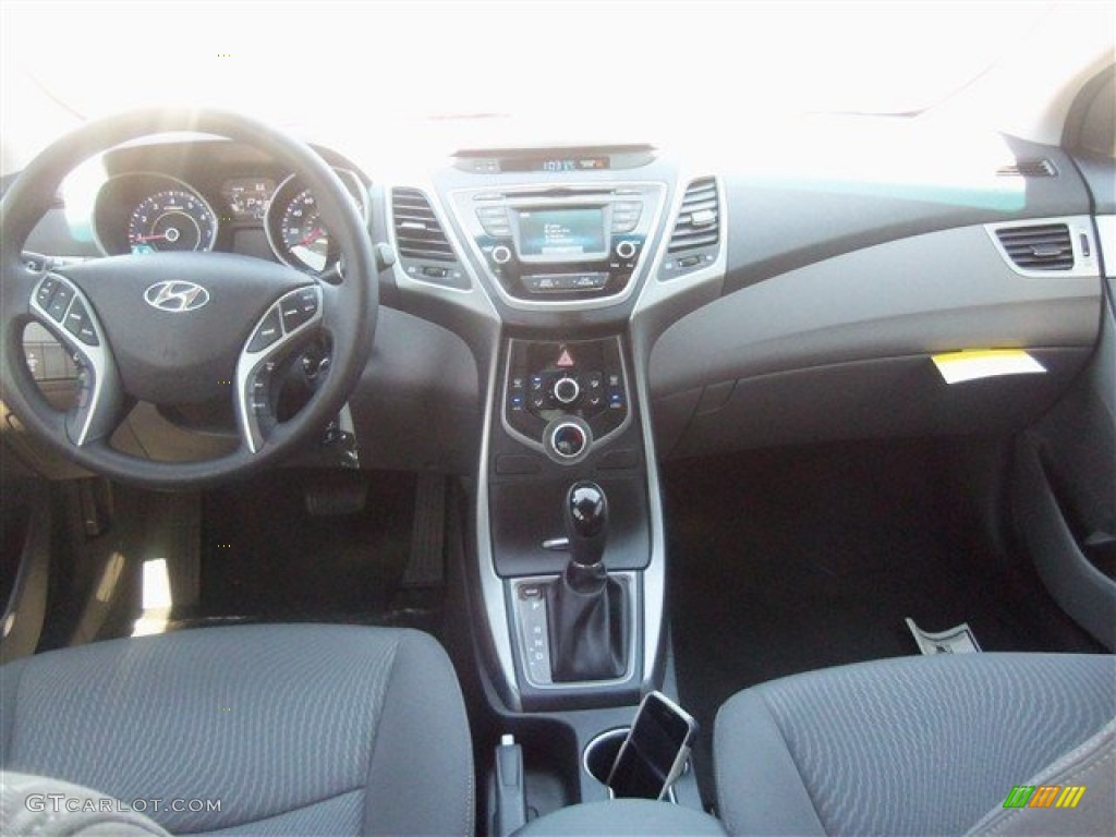 2015 Elantra SE Sedan - Shimmering Air Silver / Gray photo #12