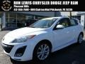 Crystal White Pearl Mica 2010 Mazda MAZDA3 s Sport 5 Door