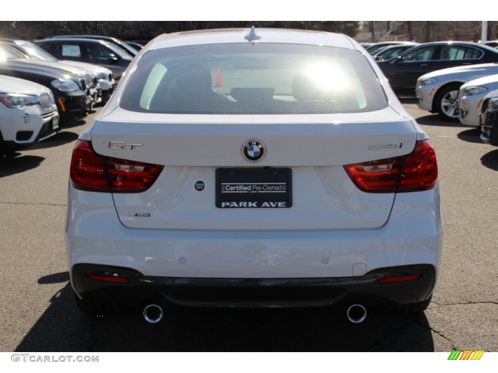 2014 3 Series 335i xDrive Gran Turismo - Alpine White / Black photo #4