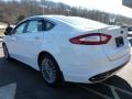 2014 White Platinum Ford Fusion Titanium AWD  photo #3