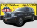 Black Forest Green Pearl 2012 Jeep Liberty Limited 4x4