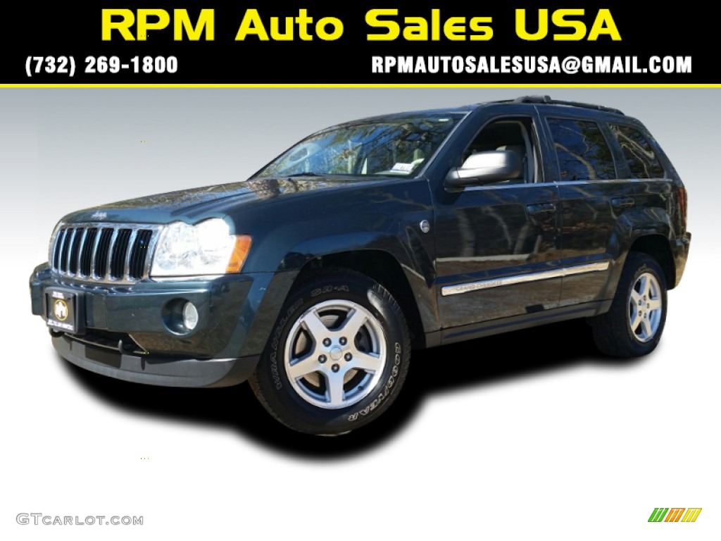 2005 Grand Cherokee Limited 4x4 - Deep Beryl Green Pearl / Dark Khaki/Light Graystone photo #1