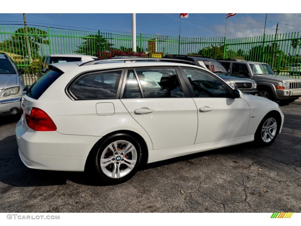 2008 3 Series 328xi Wagon - Alpine White / Terra Dakota Leather photo #11