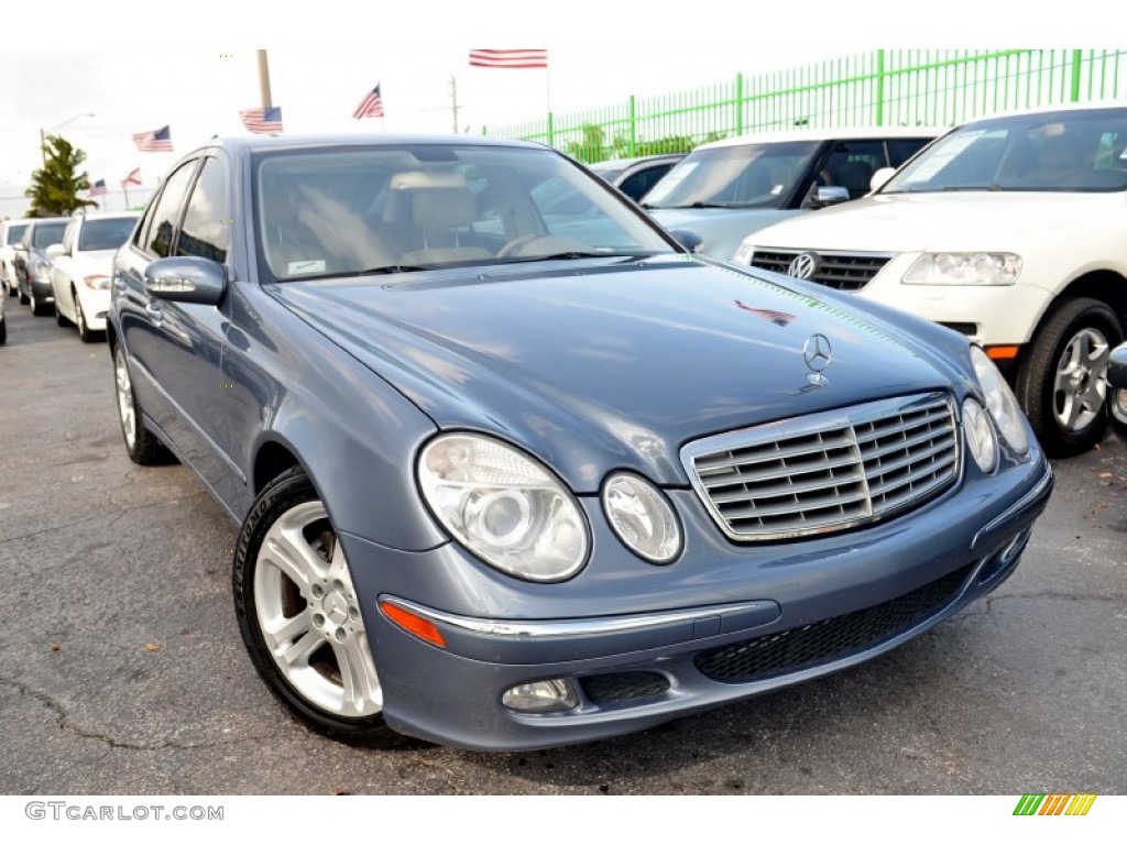 2006 E 350 Sedan - Granite Grey Metallic / Stone photo #1
