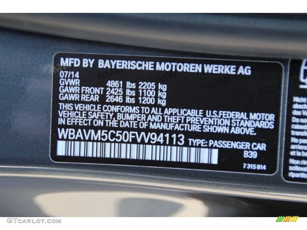 2015 X1 Color Code B39 for Mineral Grey Metallic Photo #102209540