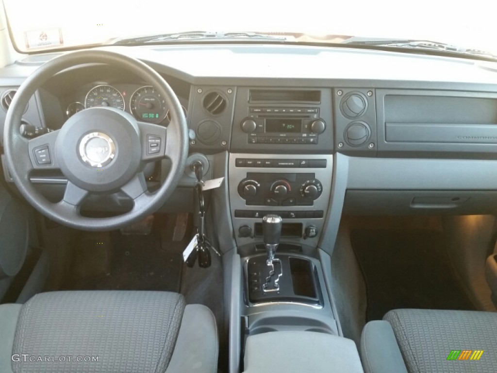 2007 Commander Sport 4x4 - Red Rock Pearl / Medium Slate Gray photo #14