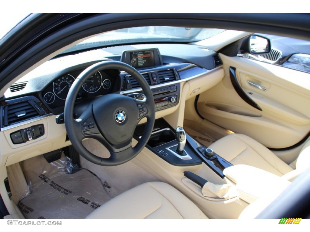 2015 3 Series 320i xDrive Sedan - Imperial Blue Metallic / Venetian Beige photo #10