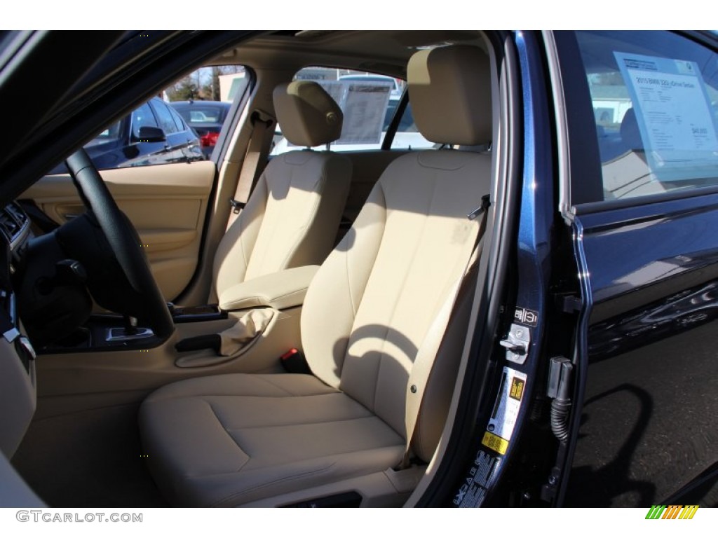 2015 3 Series 320i xDrive Sedan - Imperial Blue Metallic / Venetian Beige photo #13