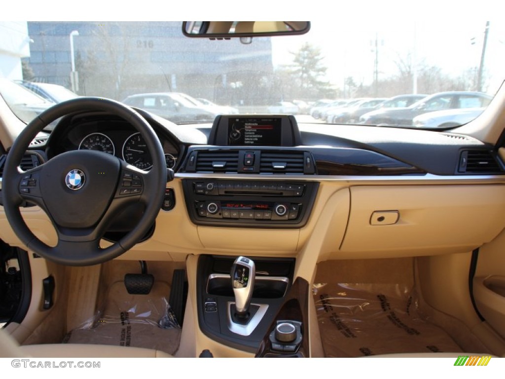 2015 3 Series 320i xDrive Sedan - Imperial Blue Metallic / Venetian Beige photo #15