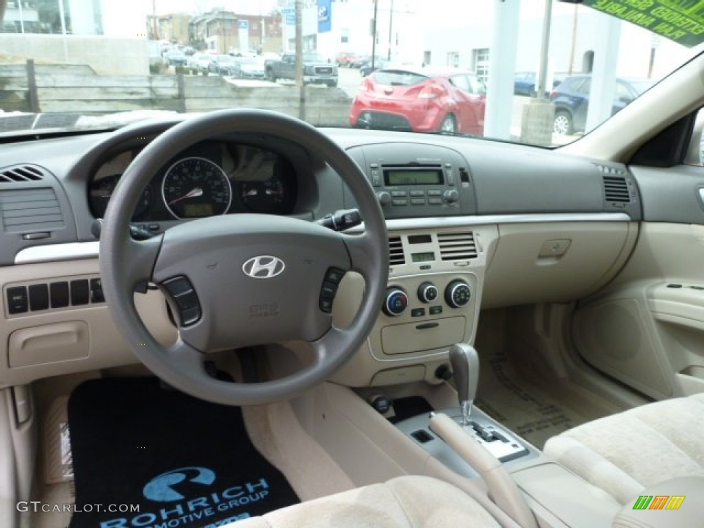 2007 Sonata GLS - Golden Beige / Beige photo #6