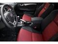 Si Black/Red 2015 Honda Civic Si Sedan Interior Color