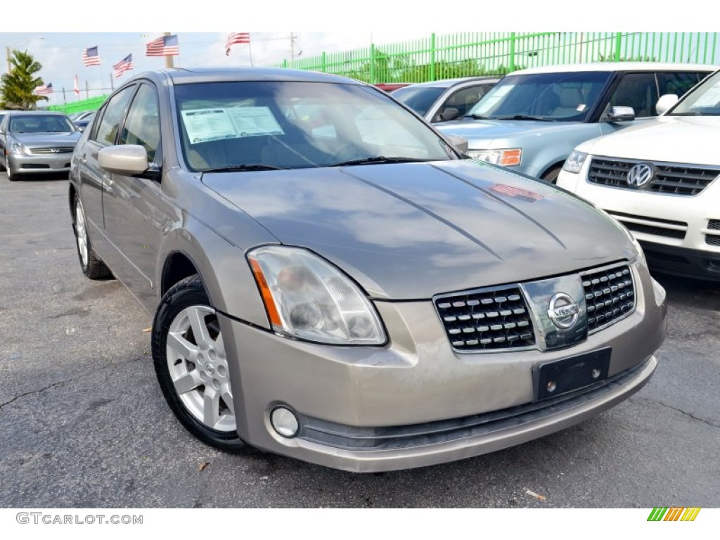 2004 Maxima 3.5 SE - Spirited Bronze / Cafe Latte photo #1