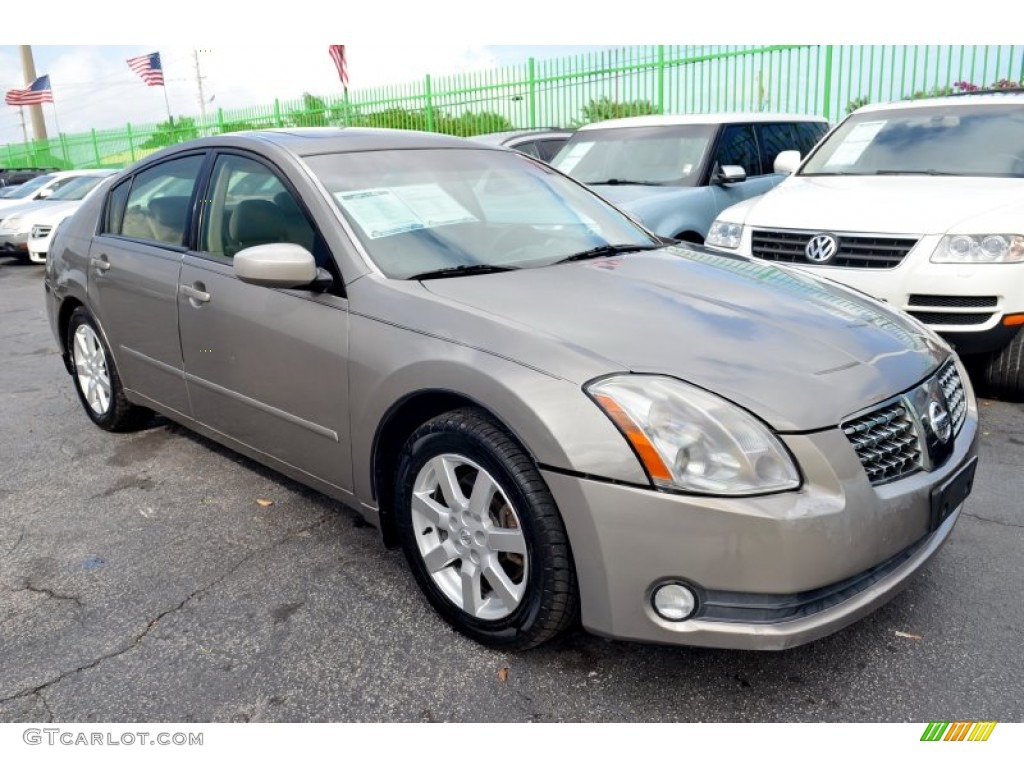 Spirited Bronze 2004 Nissan Maxima 3.5 SE Exterior Photo #102213719