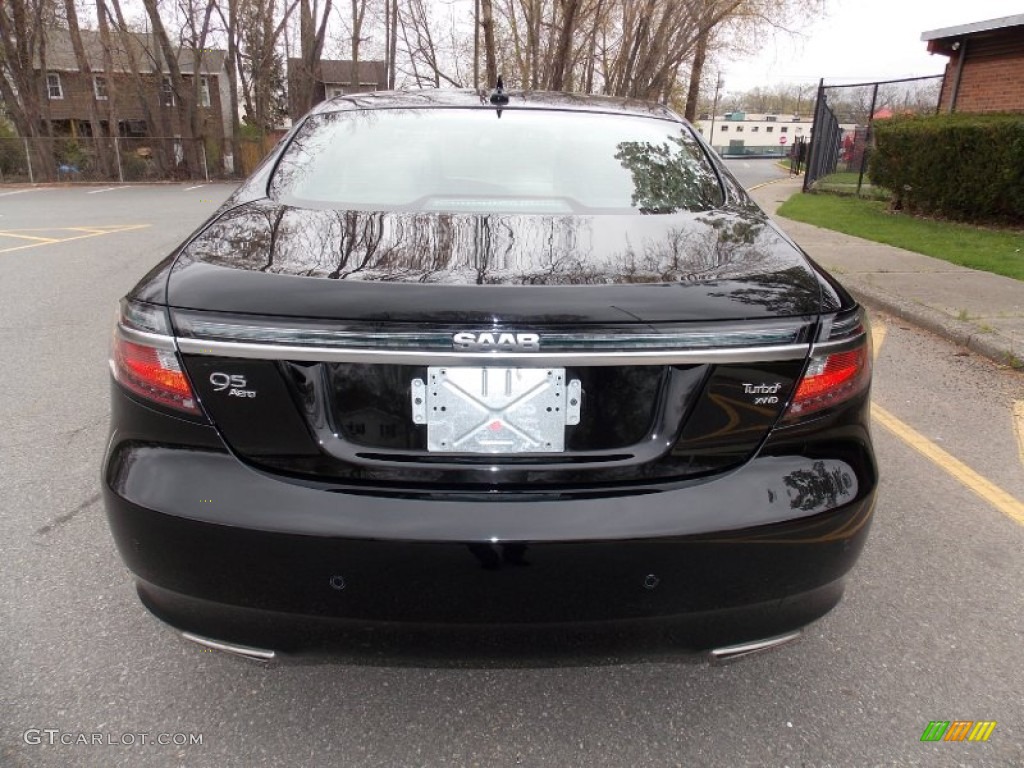 2011 9-5 Aero XWD Sedan - Black / Jet Black photo #4