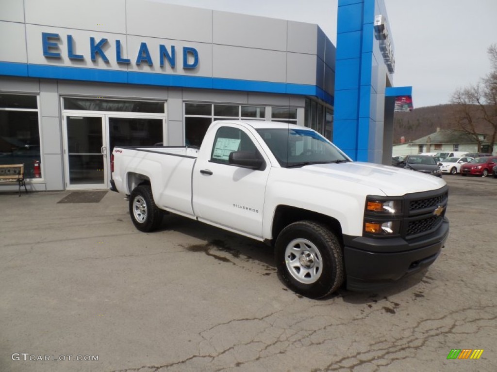 2015 Silverado 1500 WT Regular Cab - Summit White / Dark Ash/Jet Black photo #4