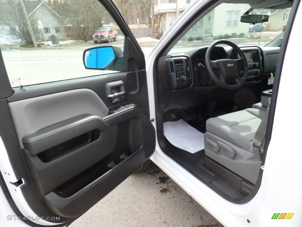 2015 Silverado 1500 WT Regular Cab - Summit White / Dark Ash/Jet Black photo #12