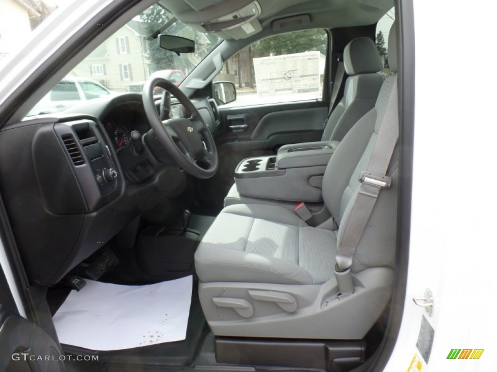 Dark Ash/Jet Black Interior 2015 Chevrolet Silverado 1500 WT Regular Cab Photo #102215093