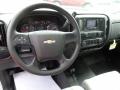 Dark Ash/Jet Black 2015 Chevrolet Silverado 1500 WT Regular Cab Steering Wheel